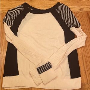 Light Pink and black light sweater